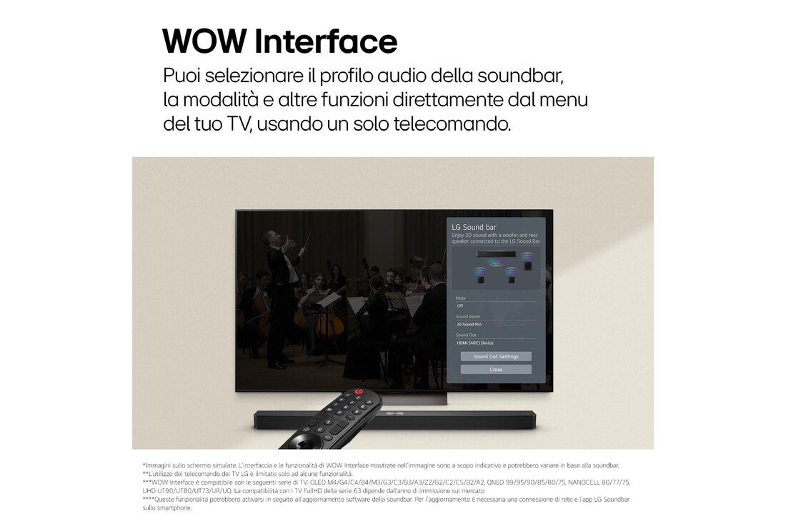 LG Offerta Kit Esclusivo: TV 65 pollici LG QNED80 4K + Soundbar Home Theater LG S70TR, 5.1.1 canali, 65QNED80T6A.S70TR